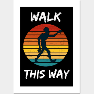 Walk This Way Zombie Posters and Art